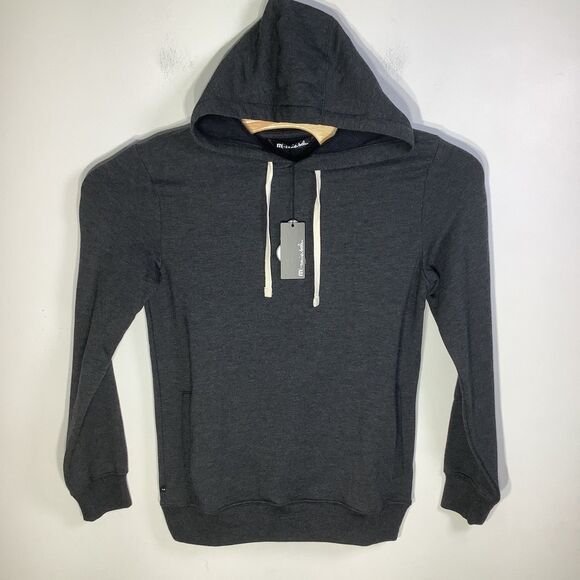 Travis Mathew Mens Long Sleeve Cloud Hoodie Heather Black‎ Size Small NWT - Picture 2 of 8